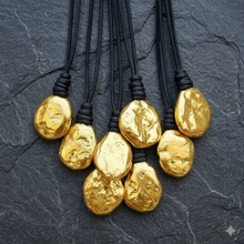 GOLD PLATED PURE SILVER NUGGETS