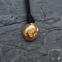 GOLD PLATED PURE SILVER NUGGETS