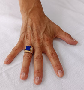 LAPISZLAZULI UNISEX RING