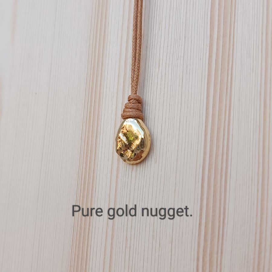 Pure gold nugget