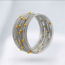 MASAI GOLD PLATED BEADS BRACELET