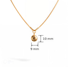 SMALL NUGGET ON SNAKE CHAIN